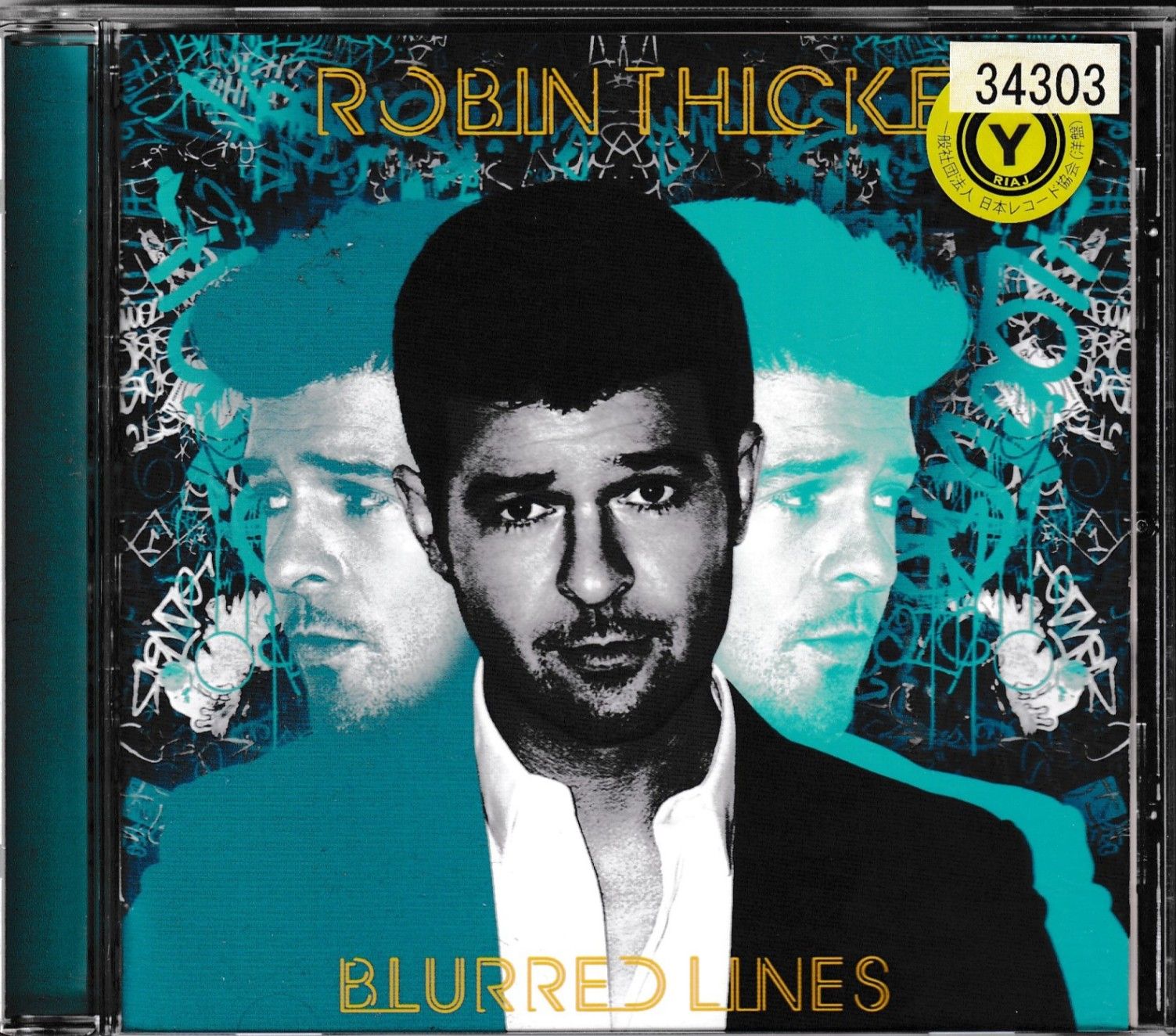 KC 1357  BLURRED LINES　ROBIN THICKE　中古CD