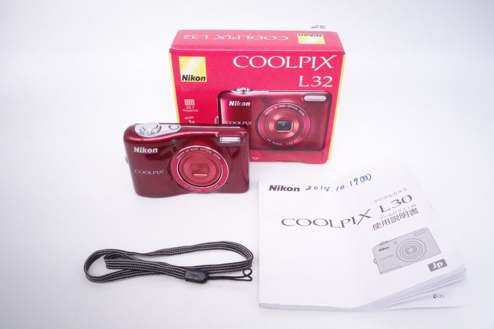 極上品】ニコン Nikon デジタルカメラ COOLPIX L30 5倍ズーム