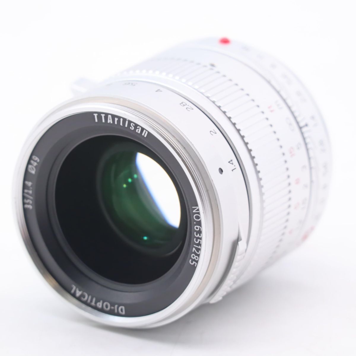 TTArtisan 35mm f/1.4 ASPH Mマウント ライカM シルバー レンズ 銘匠