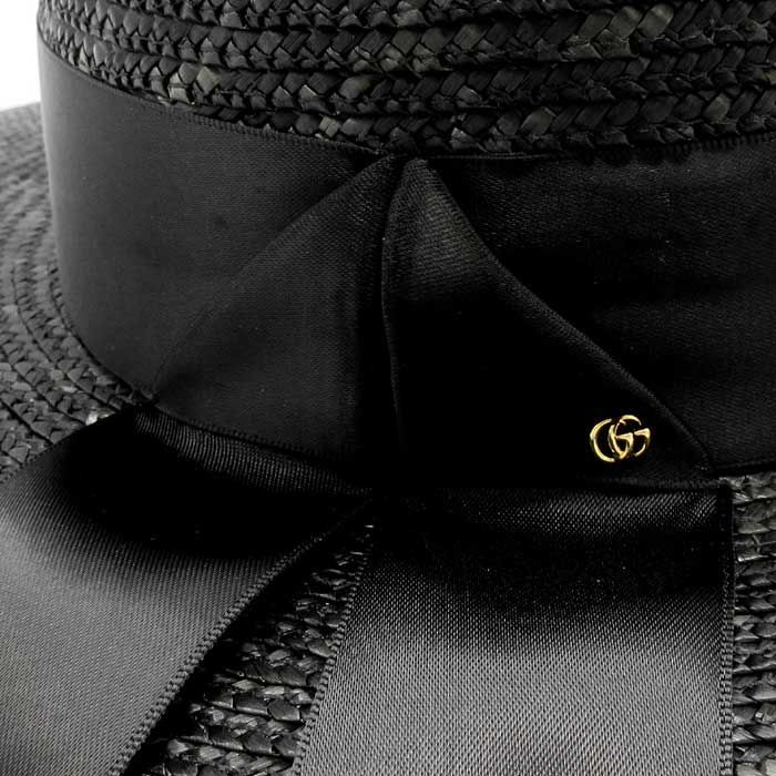 グッチ 帽子 ハット GUCCI リボン ストローハット 麦わら帽子 グッチ 帽子 ハット GUCCI リボン ストローハット 麦わら帽子