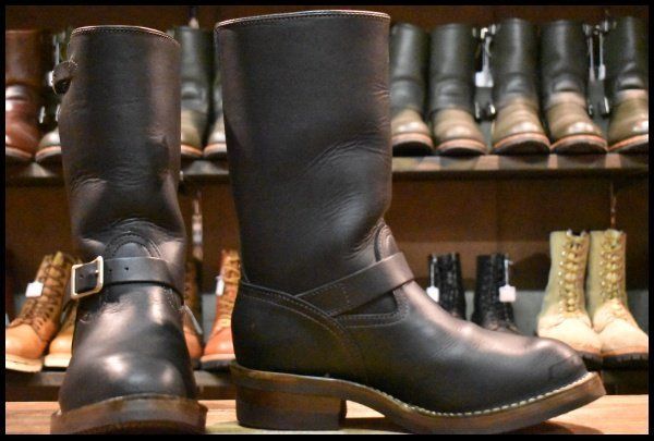 10EEE 20年 WESCO ウエスコ カスタムボス ブラック 黒 11インチハイト ビブラム700 レザーライニング ブーツ BOSS HOPESMORE FJ104