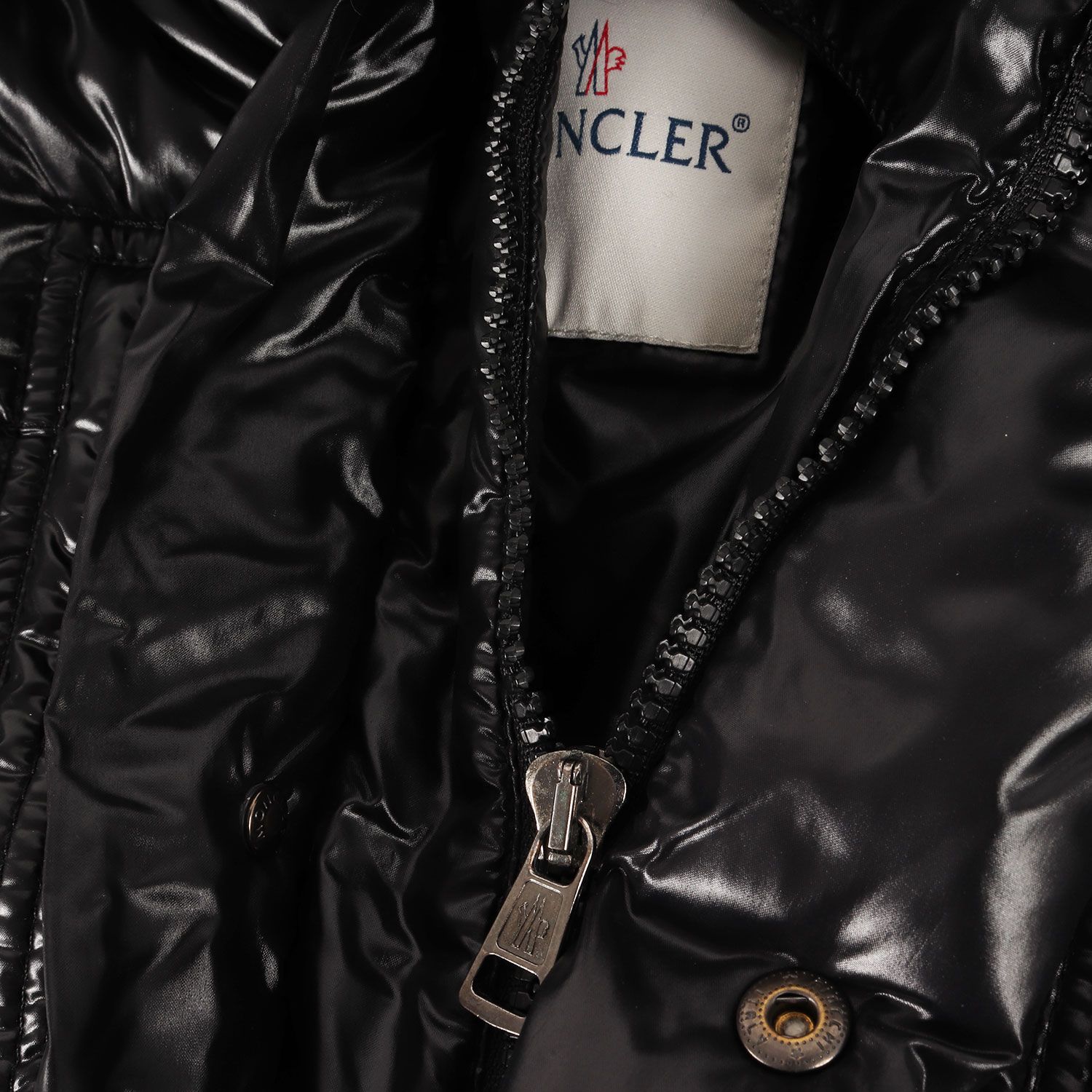 モンクレール　MONCLER ナイロンジャケッ　黒　サイズ５　美品 中古・古着通販】MONCLER (モンクレール) ナイロンジップジャケット