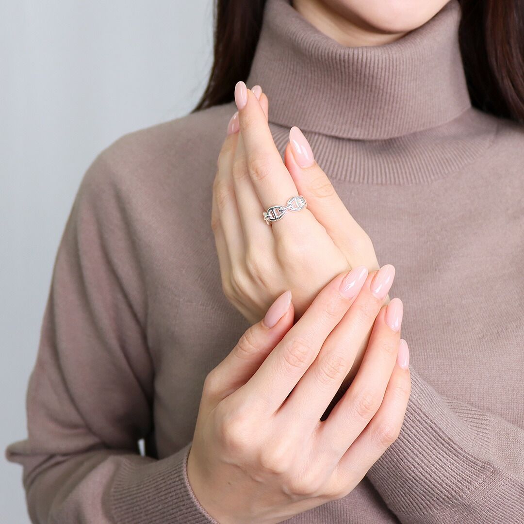 HERMES エルメス リング シェーヌダンクルアンシェネPM HERMESエルメス