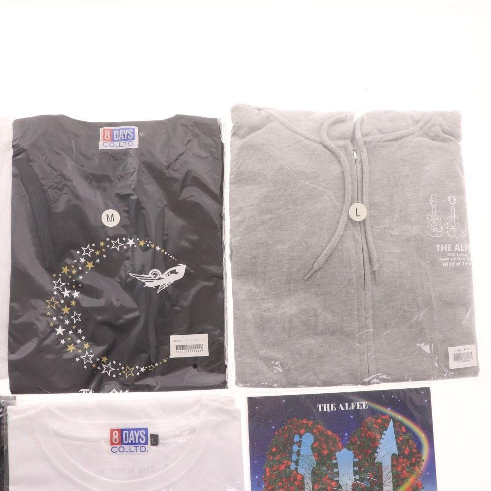  THE ALFEE アルフィー グッズ 9点セット Tシャツ パーカー ポーチ 等 その他 ミュージシャン