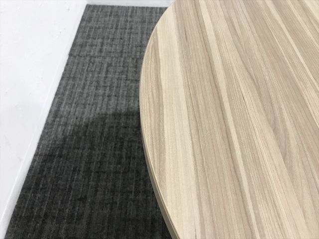 丸テーブル ジュート 単柱タイプ コクヨ アッシュブラウン MARWIL-DEMENAGEMENTS_CH