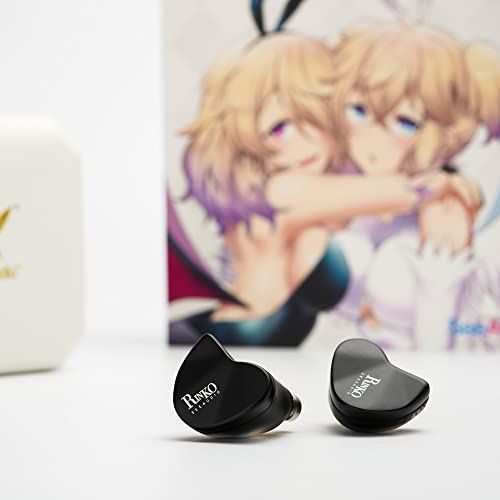 Rinko SeeAudio x Z Reviews Rinko 1 ダイナミック ドライバー +1平面駆動 イヤホン インイヤー モニター、ハイブリッド ドライバー HiFi IEM カスタマイズされたシリコンフォーム イヤー チップを装備したインイヤー イ