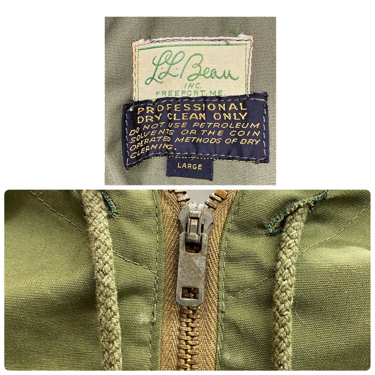 ヴィンテージ vintage エルエルビーン L.L.Bean 60's 筆記体タグ