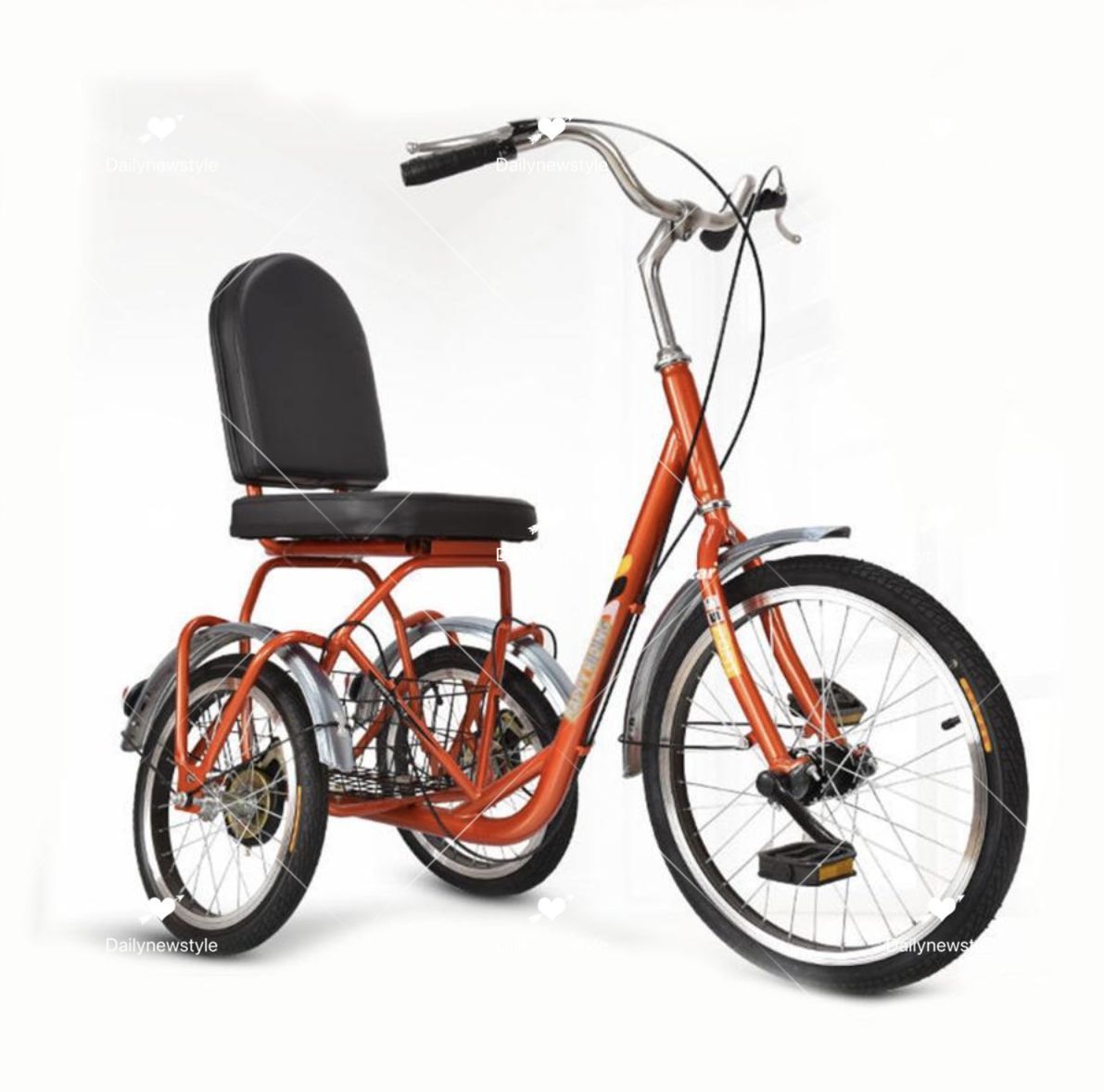 人気推薦◆三輪自転車高齢者 大人用 シニア 向け 三輪 自転車 シニア転ばない自転車 3輪クルーザーバイク 女性 成人自転車高炭素鋼フレーム