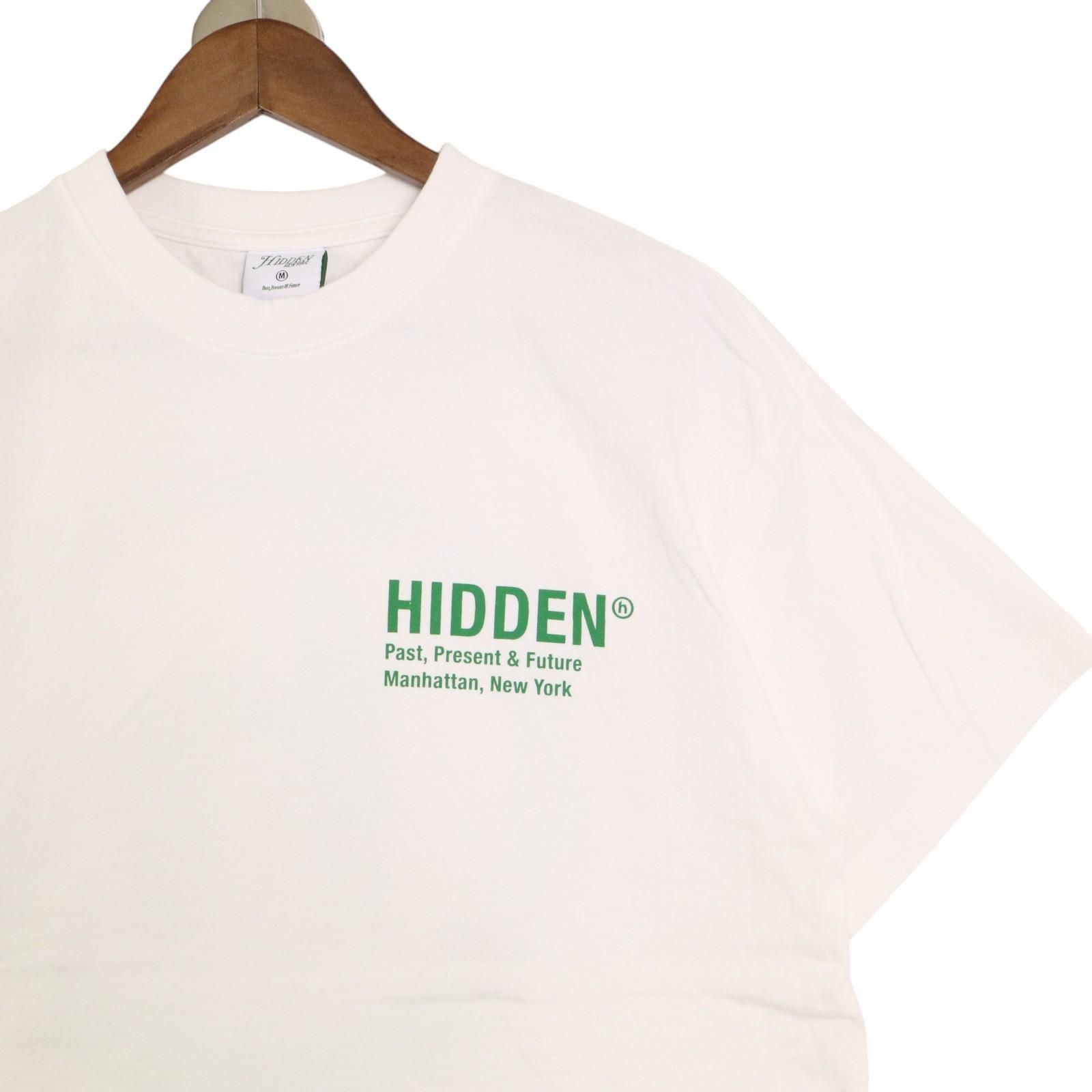 Hidden NY / LOGO TEE ヒドゥン ニューヨーク ロゴ プリント クルーネック Tシャツ 半袖 カットソー 表記サイズM 【2410】  - メルカリ