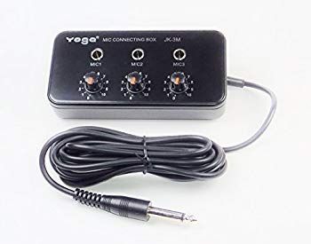 【】YOGA JK-3M カラオケ・マイクミキサー 3本のボーカルマイクをカラオケのマイク入力に接続できます。 電源不要の簡易ミキサー 台湾製 dwos6rj