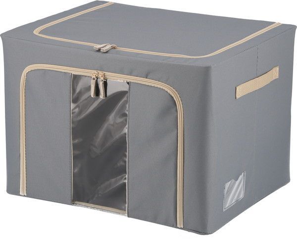 まとめ 窓付＆積み重ね収納ボックス ７２Ｌ ＧＹ ×6セット