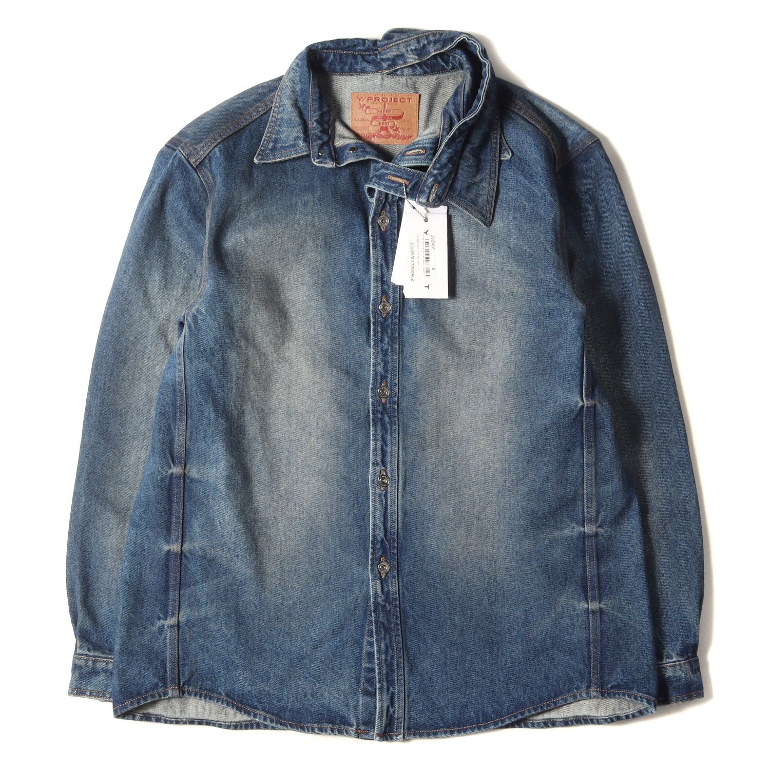 y/project ダブルカラーシャツ 新品 Y/PROJECT ワイ/プロジェクト シャツ サイズ:S 23SS ダブル