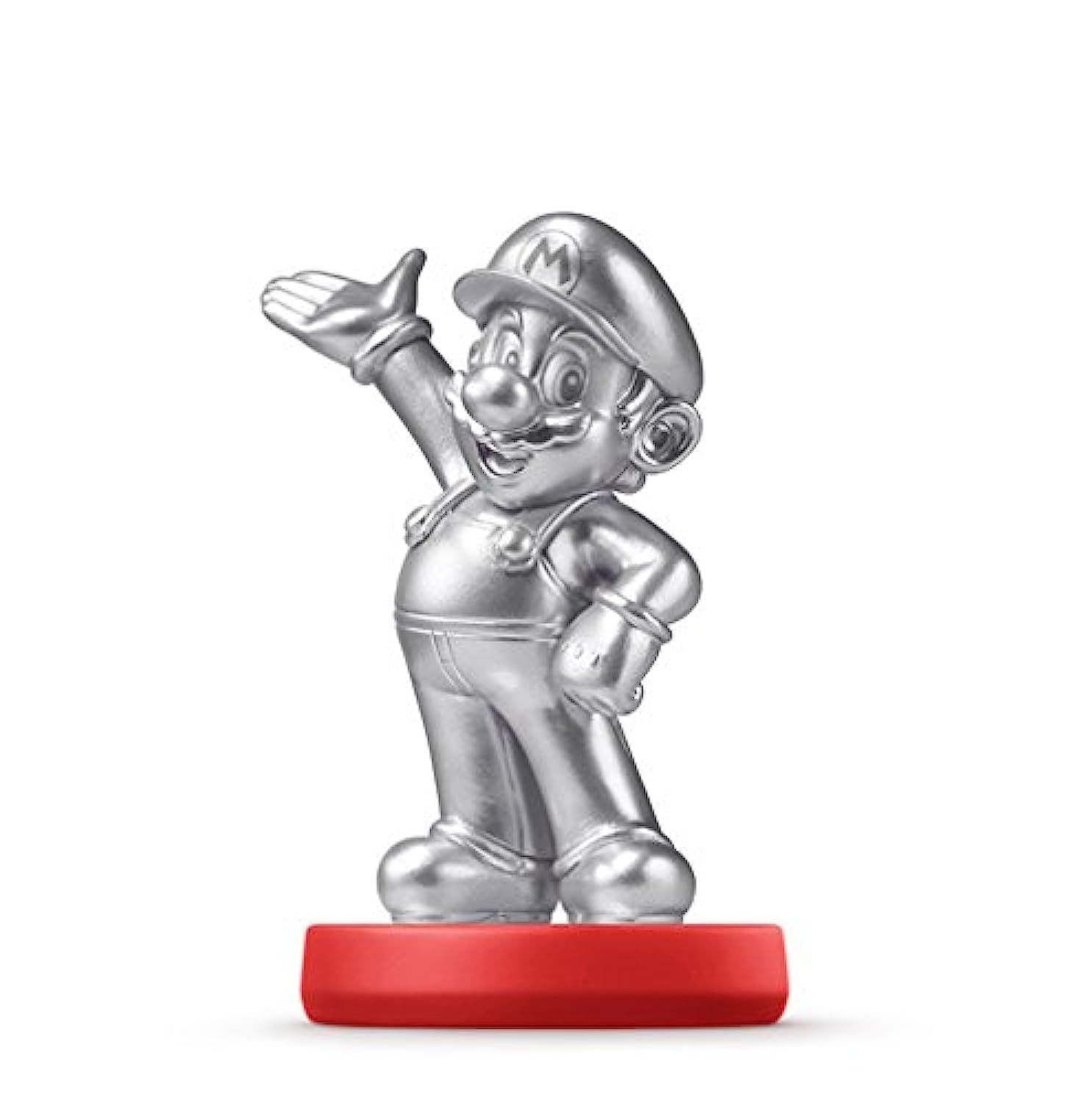 amiibo アミーボ シルバーマリオ Mario Silver Edition 【並行