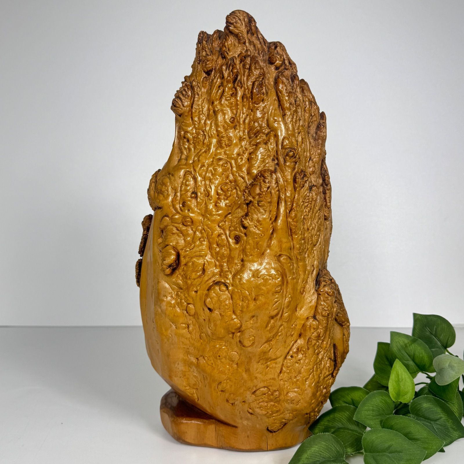 屋久杉 瘤 こぶ 花瓶 一輪挿し 木工芸品 木製花瓶 自然木 オブジェ 無垢 インテリア 置物