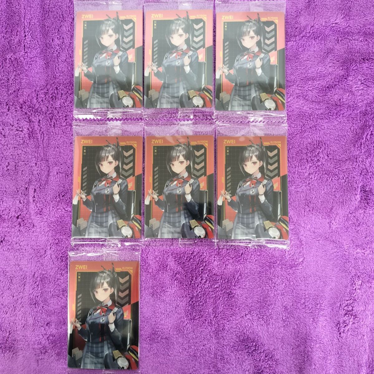 7枚 007 ツバイ NIKKE ウエハース 4 勝利の女神 ニケ カード