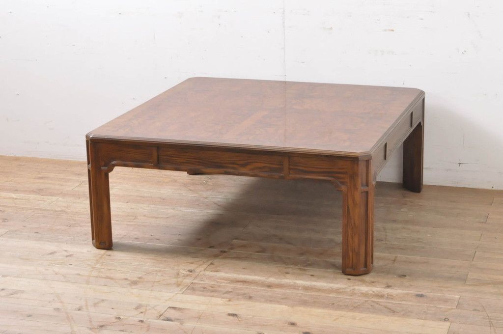 ドレクセルヘリテイジ　トライユン ガラストップ センターテーブル ローテーブル DREXEL HERITAGE/ドレクセルヘイジ トライユン ガラストップ センター