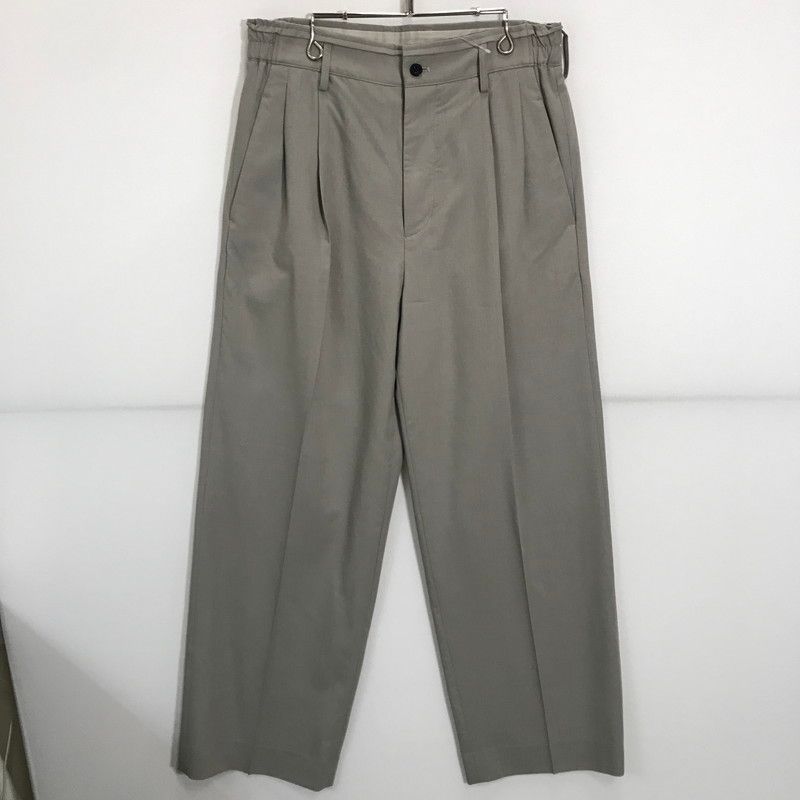IRENISA 24AW ツータックワイドパンツ 2 IRENISA 24AW ツータックワイドパンツ 2 イレニサの2タック