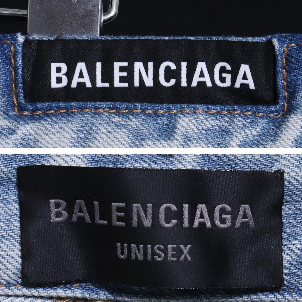 未使用 BALENCIAGA Medium Fit Pants サイズ31 LIGHT INDIGO 810786