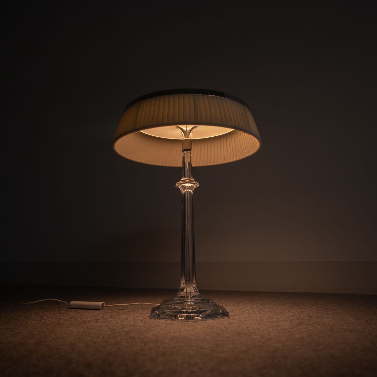 展示品 Baccarat バカラ Bon Jour Versailles Lamp ボンジュール ヴェルサイユ ランプ テーブル ランプ 照明 クリスタル クリア フィリップ スタルク 定価42万 MERCADOAVALIA_COM_BR