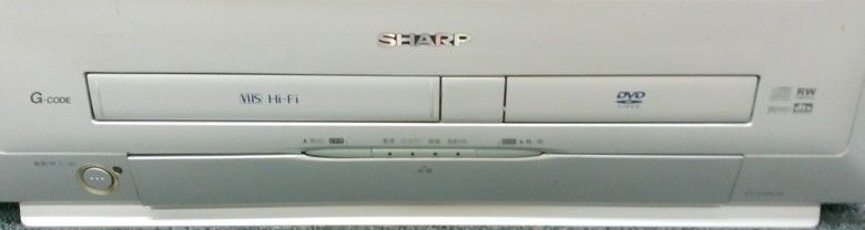 ♪SHARP/シャープ VHS テレビデオ VT-17DV30 2004年製 DVD不可♪