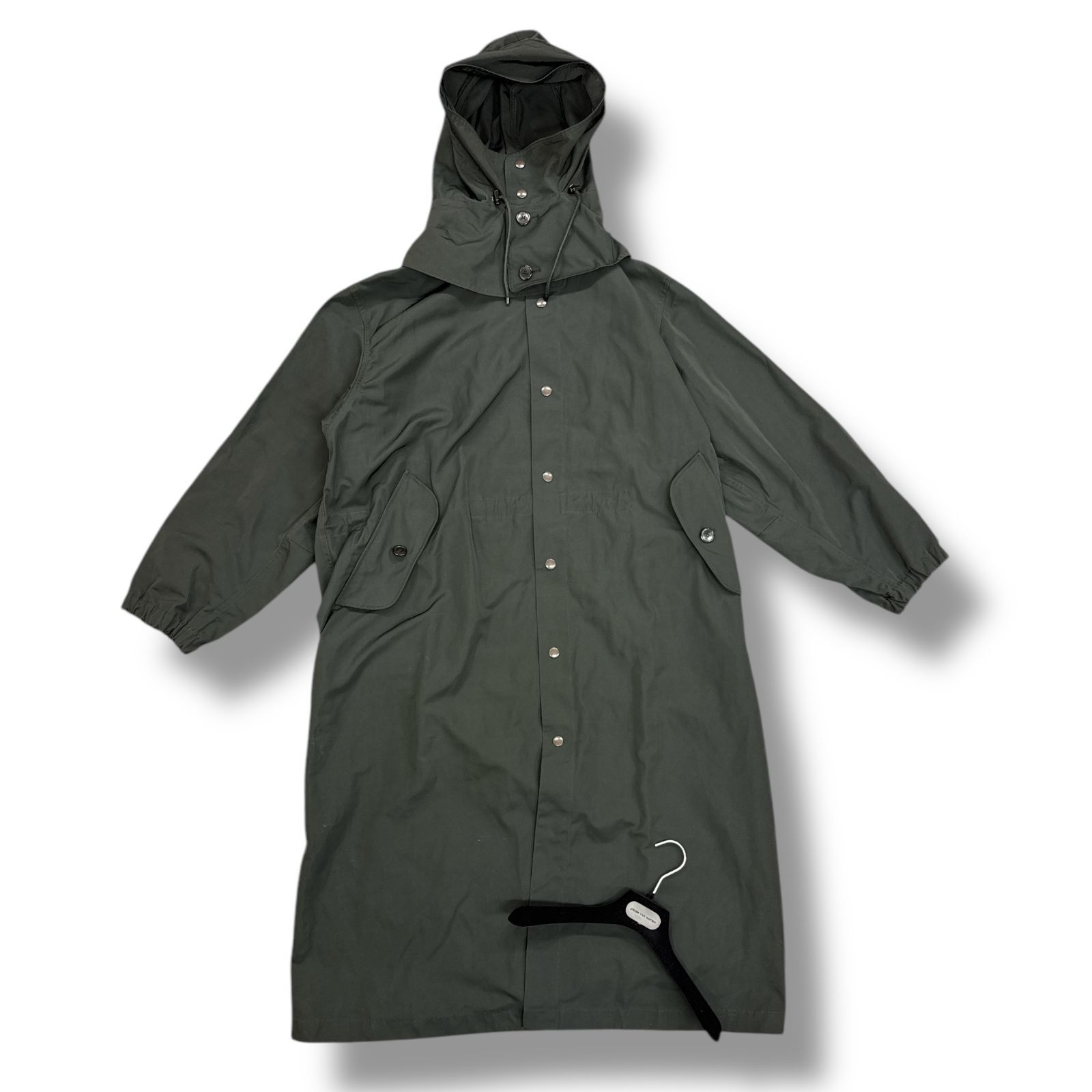 参考上代238700円 DRIES VAN NOTEN 24AW VOXBURYS JACKET ヴォックスベリーズ ジャケット コーティングコットン オーバーサイズ モッズコート ドリスヴァンノッテン 242-020511-9181 M 87639A4