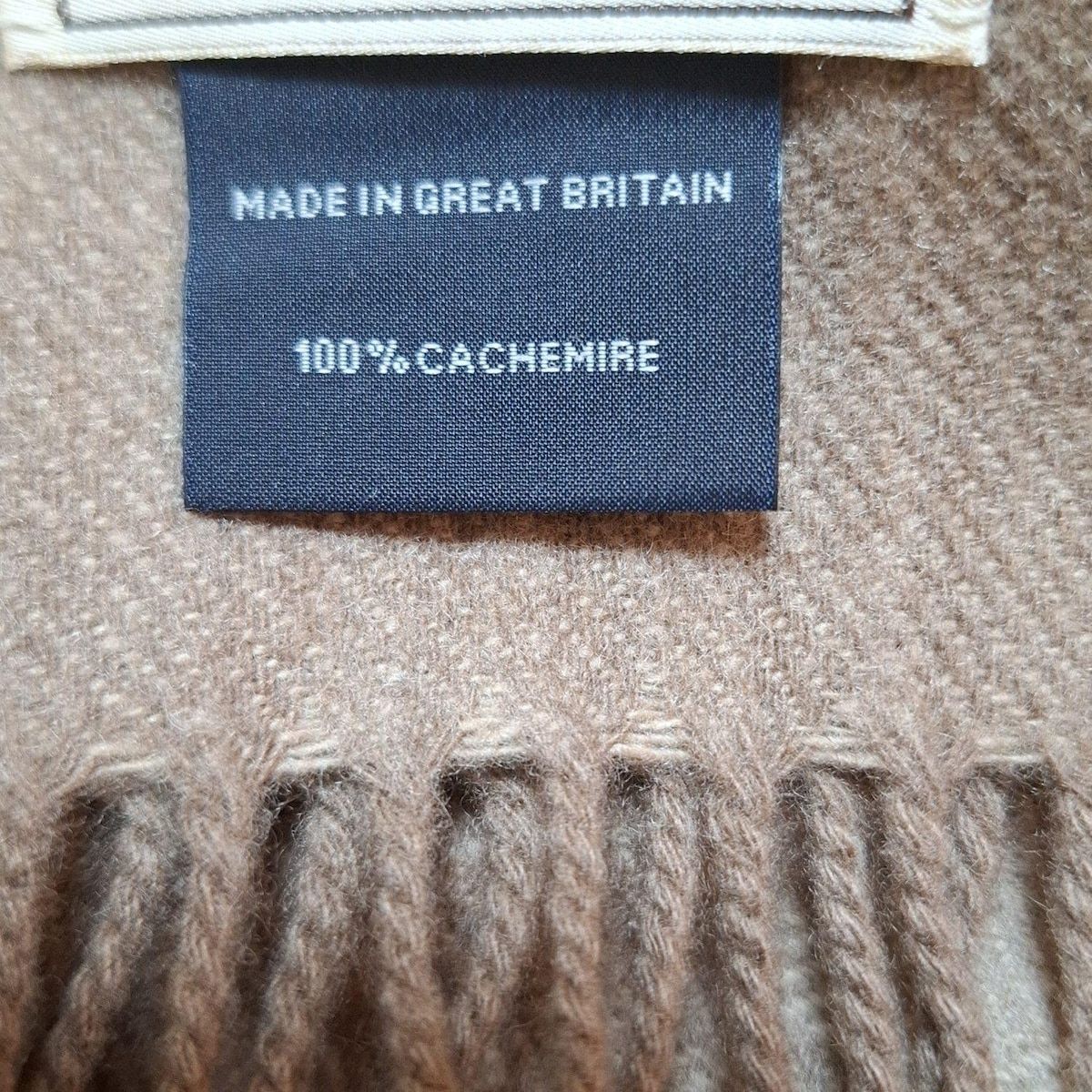 HERMES(エルメス) マフラー美品 - グレーベージュ カシミヤ - メルカリ 