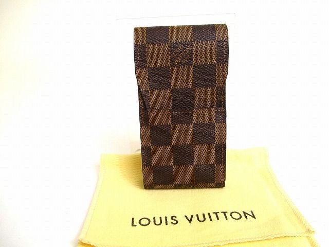 ルイヴィトン LOUIS VUITTON ダミエ エテュイ シガレット タバコケース タバコ入れ シガレットケース メンズ レディース ♥保管品