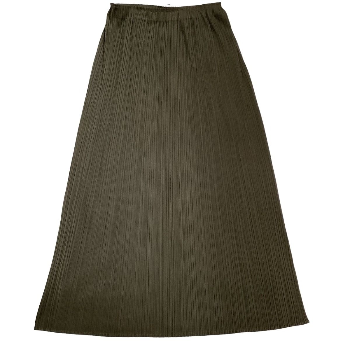 ♪♪ISSEY MIYAKE イッセイミヤケ PLEATS PLEASE ロングスカート SIZE 4 PP13-JG108 グレー