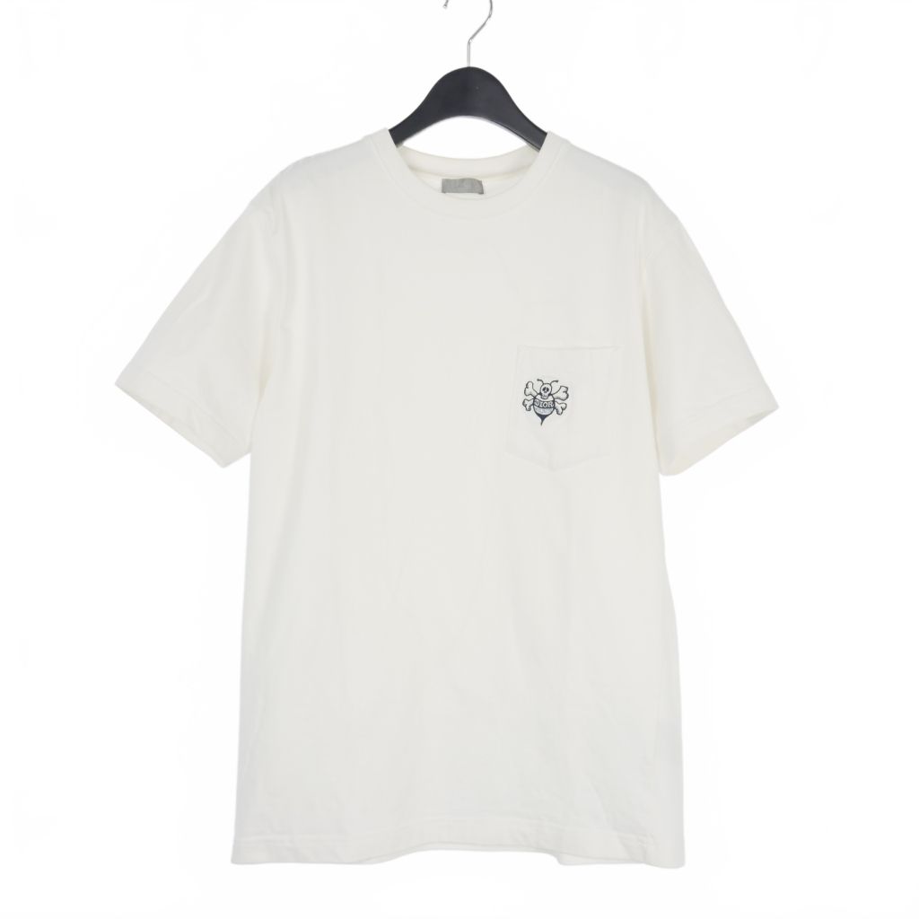 ビックサイズ］ ディオール×ショーンステューシー BEE 刺繍ロゴ T