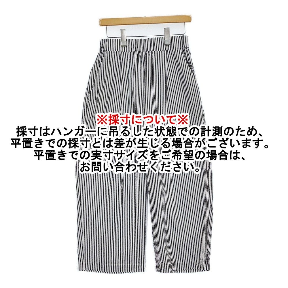 veritecoeur タックパンツ 定30800円 SOMELOS社 VC-2465B ストライプ  