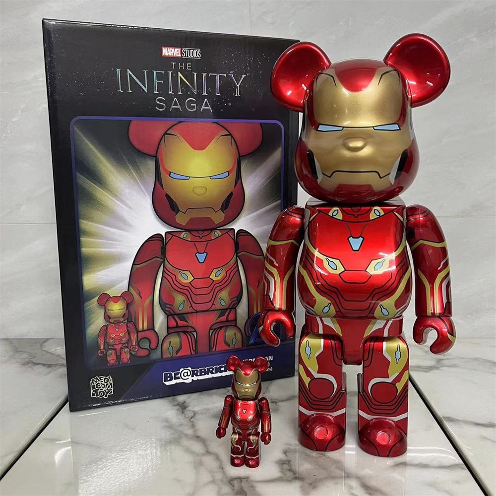 新品未使用 2体セット ベアブリック BE@RBRICK IRON MAN 400％＆100％ マーベル アイアンマン - メルカリ