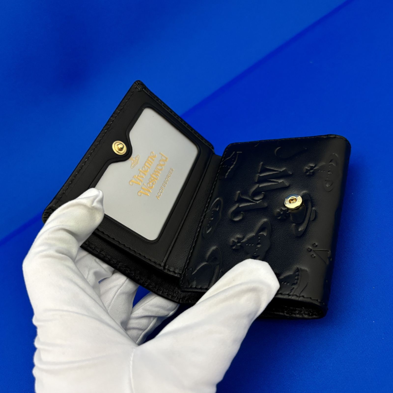 新品・未使用・正規品】ヴィヴィアンウエストウッド 三つ折財布 BLACK 