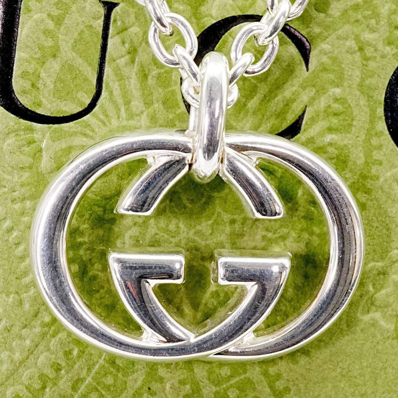 グッチ インターロッキング G シルバー ネックレス 24-4114