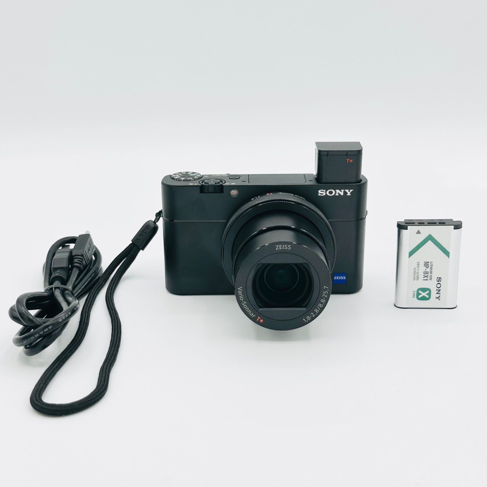 ほぼ新】ソニー(SONY) コンパクトデジタルカメラ Cyber-shot RX100V ブラック DSC-RX100M5A - メルカリ