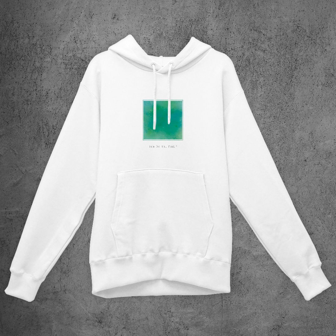 グラフィックパーカー　How Do You Feel type - 005 -hoodie-