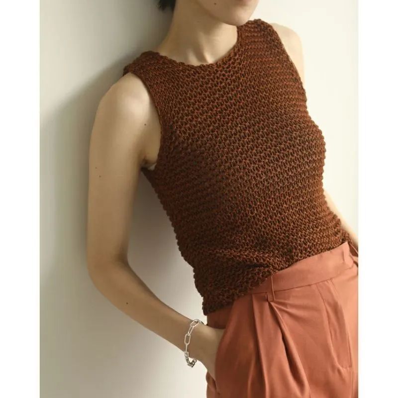 TODAYFUL Mesh Knit Tanktop メッシュニットタンクトップ - メルカリ