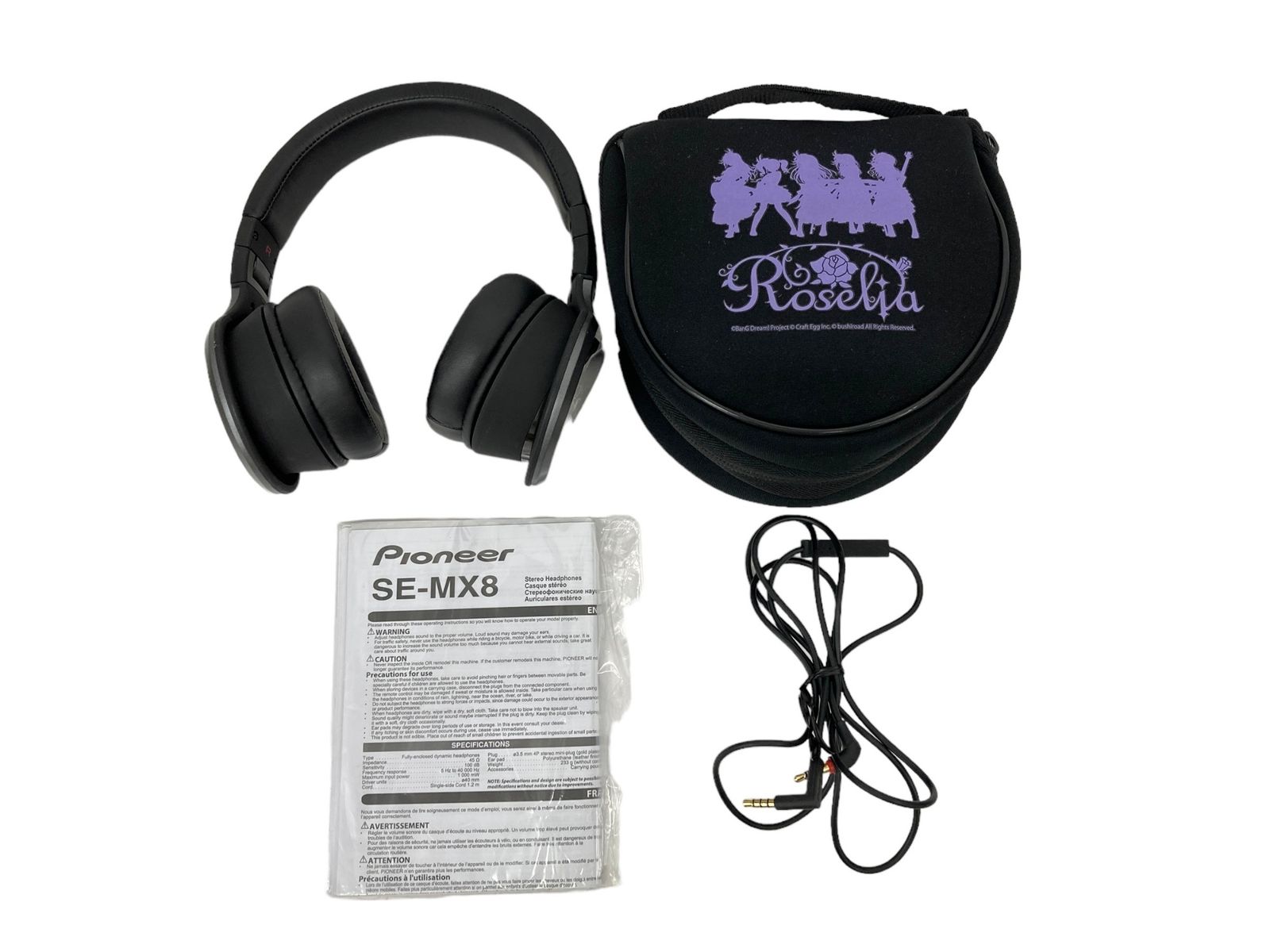 ヘッドホン Roselia限定モデル Pioneer SE-MX8-K 【公式通販】