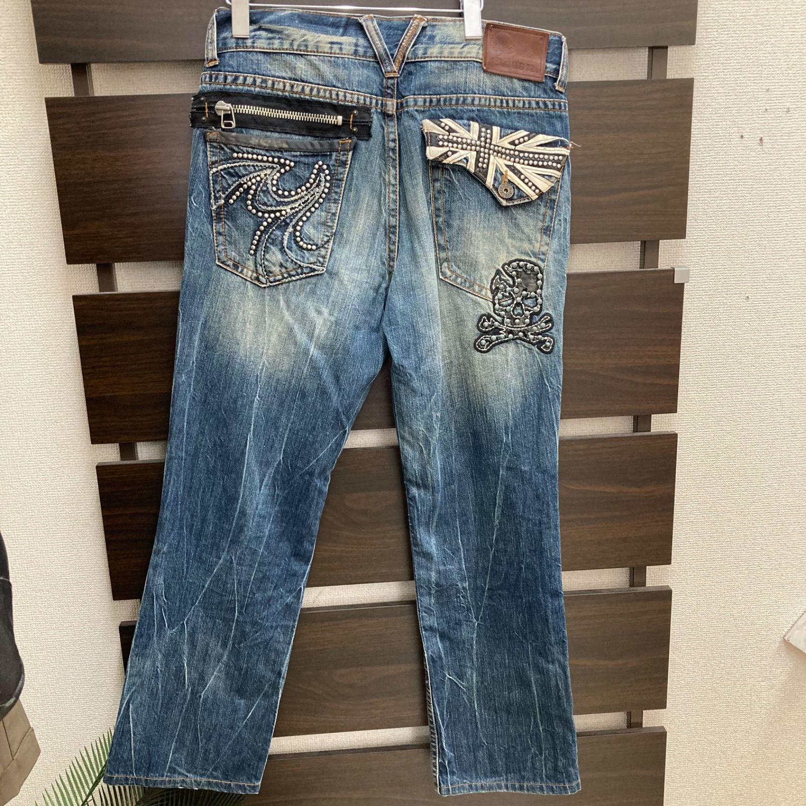 CLOUD72 クラウド72 スタッズ デニム ジーンズ W34 平塚店 衣料品 P