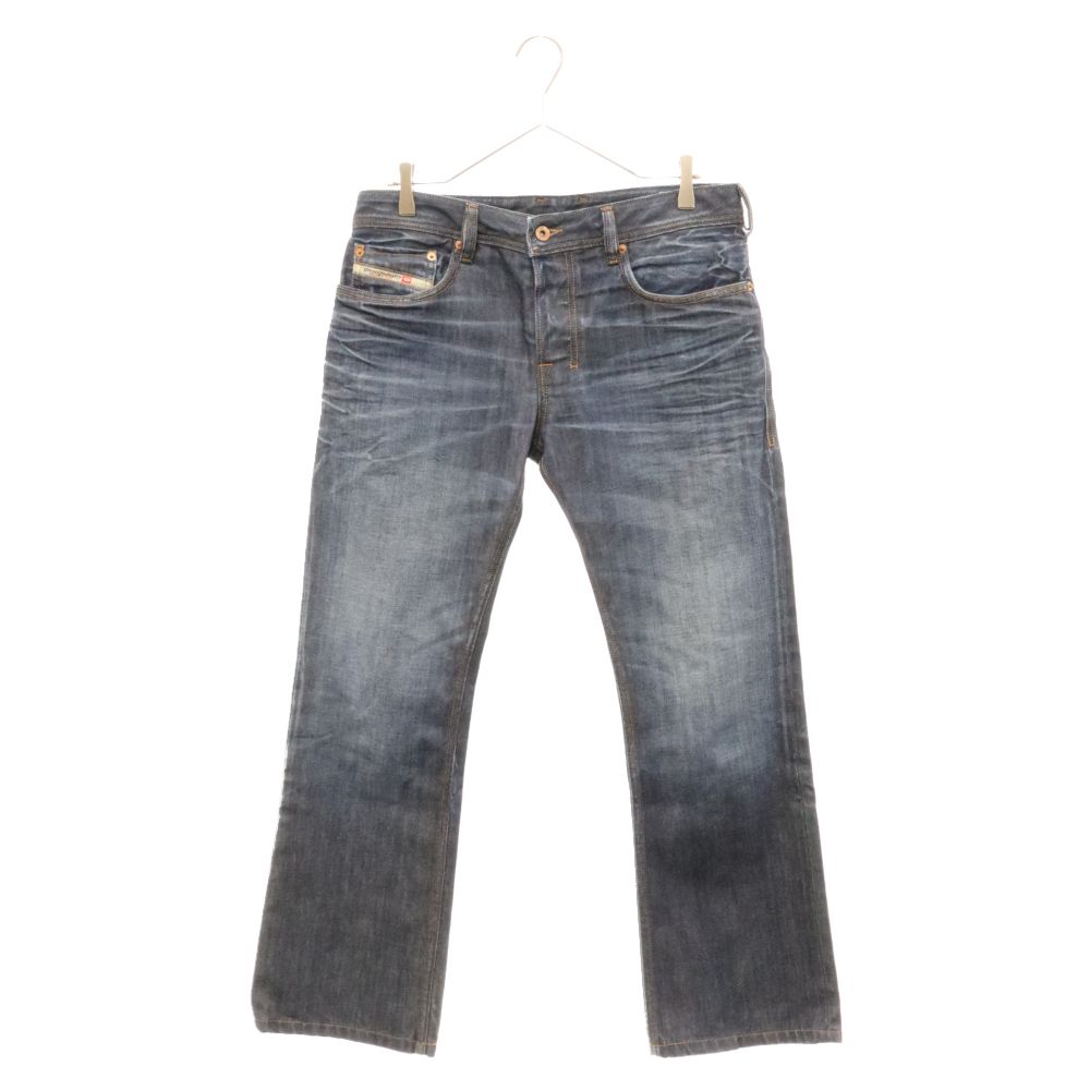 DIESEL (ディーゼル) ZATINY 0073N ストレートデニムパンツ W30L30 インディゴ