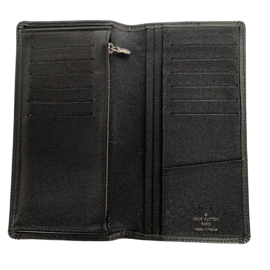 ルイヴィトン【最高級美品】タイガ　ノワール　ポルトフォイユ　ブラザ　二つ折り LOUIS VUITTON ルイヴィトン ポルトフォイユ・ブラザ タイガ