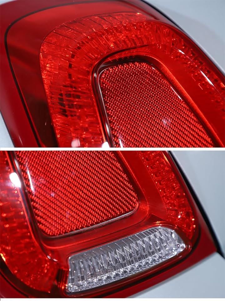 フィアット500 FIAT純正 後期 左テールランプ　センターパネル付き（赤） フィアット500 FIAT純正 後期 左テールランプ センターパネル