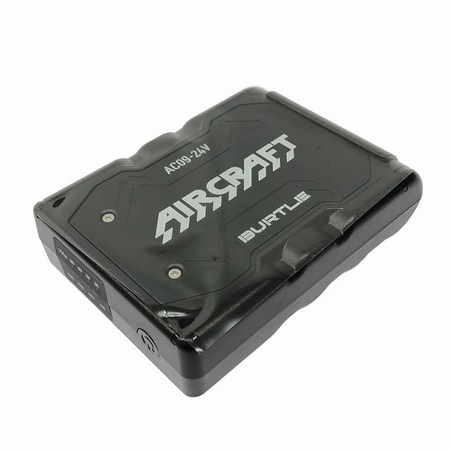 ♥品セット BURTLE バートル 24V エアークラフト リチウムイオンバッテリー AC09 黒|マットブラック 2個 109435
