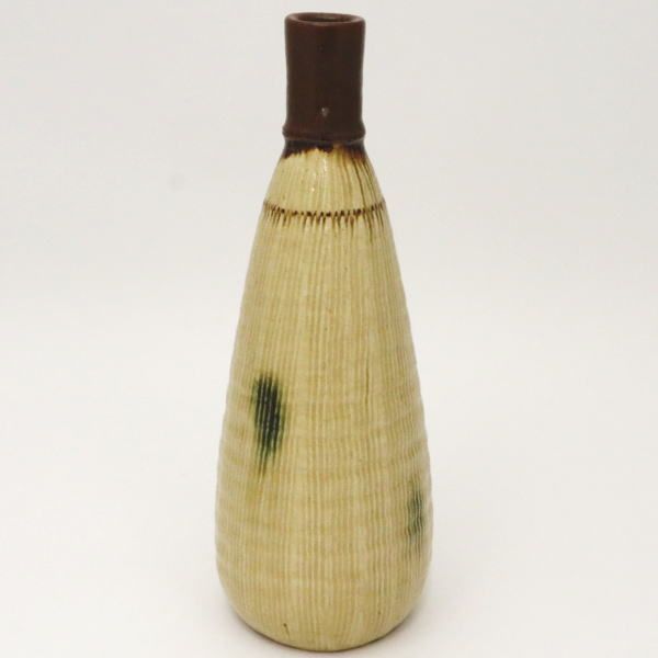 茶器/茶道具 花入れ 置用】 黄瀬戸 茶筌形 加藤芳右衛門作 その他