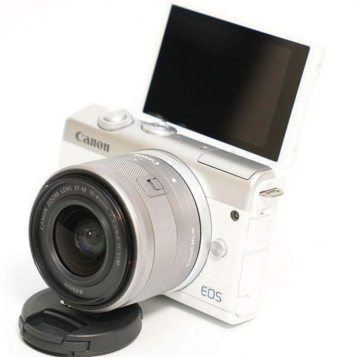 極上品☆Wifi機能 キヤノン Canon EOS M200 レンズキット - メルカリ