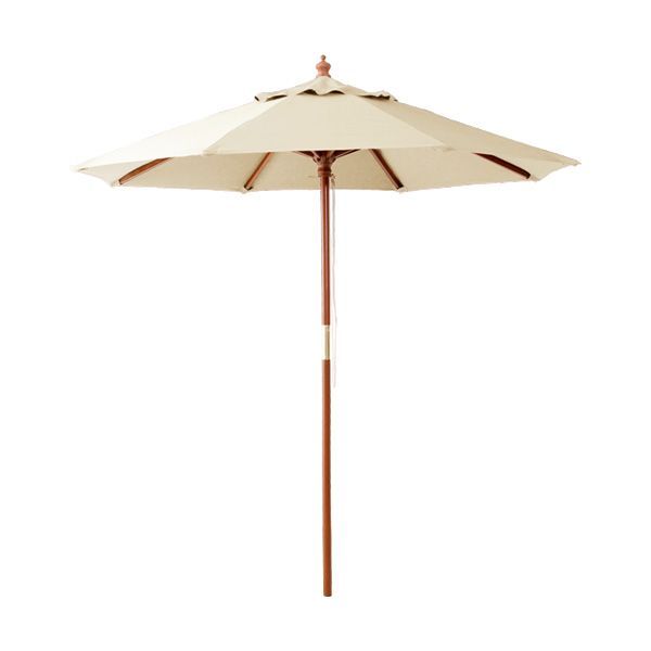 天然木 木製パラソル 210cm ソナタ-SONATA- パラソル 撥水 天然木 SH-05-60157-IV アイボリー