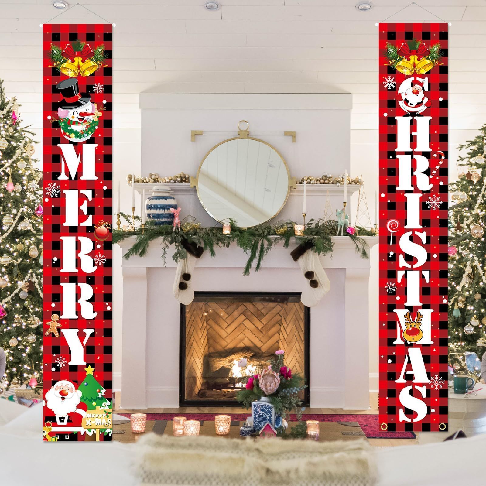 メリークリスマス、クリスマス背景、クリスマスパーティー、サンタ写真、クリスマスガレージドア背景、パーティーデコレーション、7 x 1 クリスマス  ホリデー ガレージドアバナー デコレーション 6 x 13フィート ハッピーニューイヤー アウトドアカバー 壁画 装飾 2023 ... メリークリスマス、クリスマスの背景、クリスマスパーティー、サンタの写真、クリスマスガレージドアの背景、パーティーの装飾、7 x 16