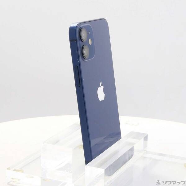 スマートフォン本体 iPhone 12 mini 64GB MGAP3J/A - 6153 中古 iPhone 12 mini Blue 64GB バッテリー 100% MGAP3J/A