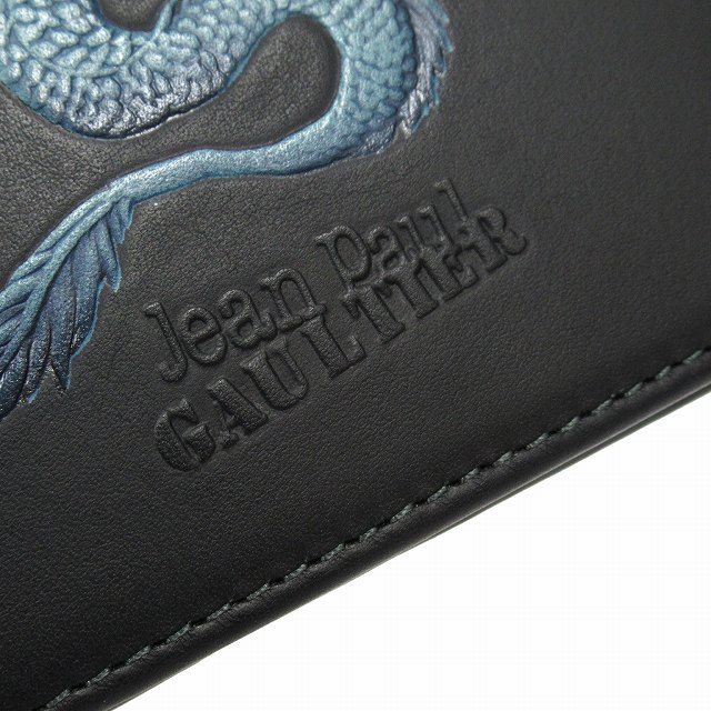 ⭐️未使用品⭐️　ジャンポールゴルチエ　ドラゴン　長財布　ブラック　レザー から厳選した Jean Paul GAULTIER ドラゴン長財布 ジャンポール