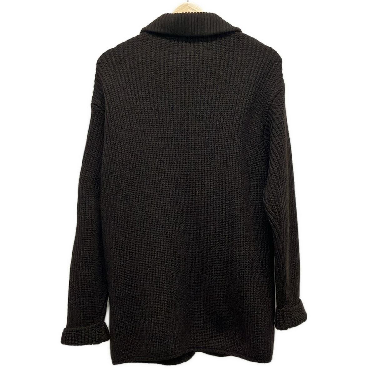 ARMANIJEANS アルマーニジーンズ カーディガン サイズXS レディース - ダークブラウン 長袖 ニット 秋 冬