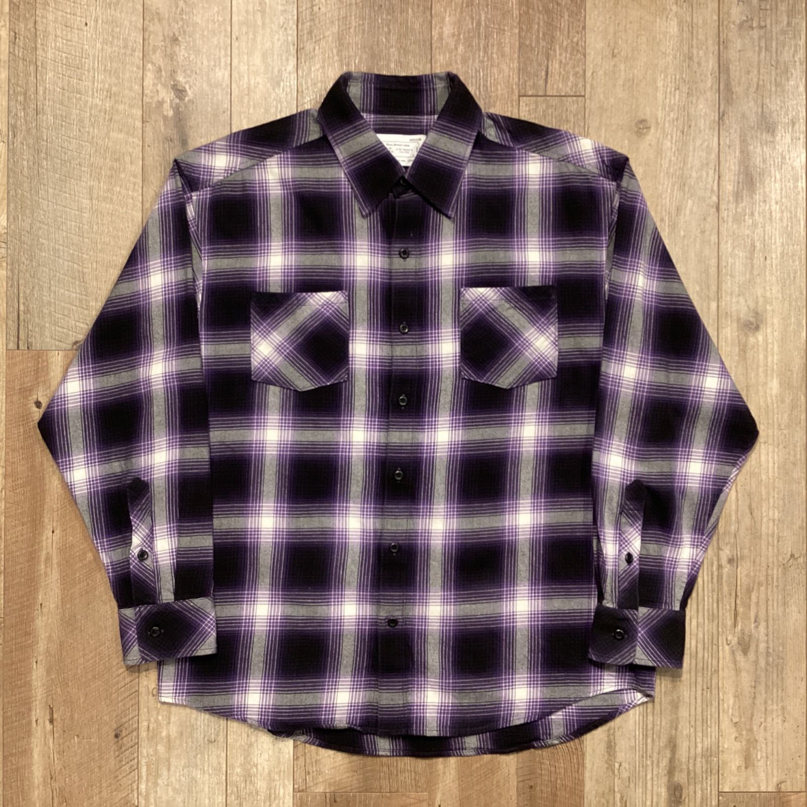 Rafu チェック柄ネルシャツ Mサイズ Rafu - 【残りわずか】【限定】 Hank×Rafu shirt / ネルシャツ